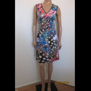 Clover Canyon Etched Blooms Neoprene Dress